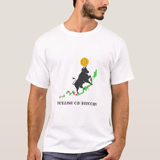 Bullish op Bitcoin T-shirt (Voorkant)