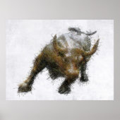 BULLISH OP DE MARKT POSTER (Voorkant)