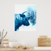 Bullish Stock Market Poster (Keuken)