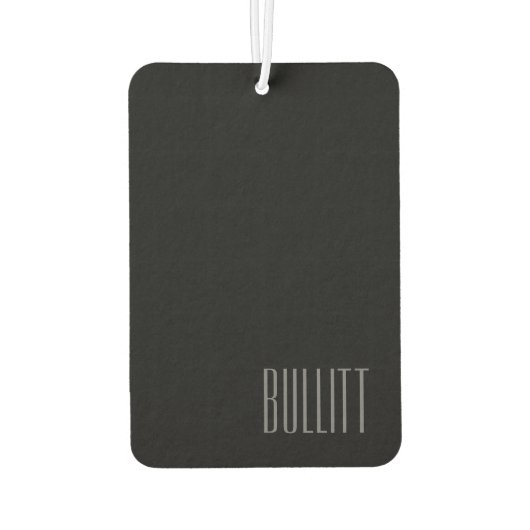 Bullitt auto luchtverfrisser (Achterkant)