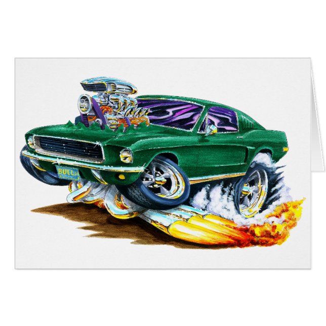 Bullitt Mustang met Big Engine (Voorkant Horizontaal)