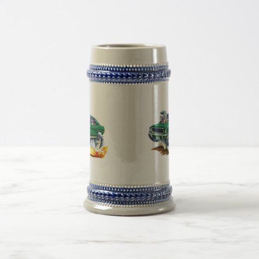 Bullitt Mustang met Big Engine Bierpul (Center)