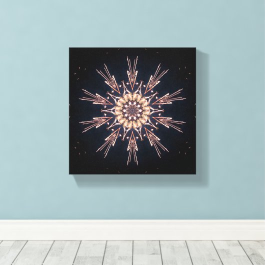 BullmasterGardian 8x8 Canvas Print (Insitu (Houten vloer))