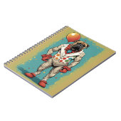 bullmastiff avec carnet en ballon (Côté gauche)