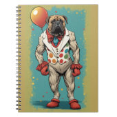 bullmastiff avec carnet en ballon (Devant)