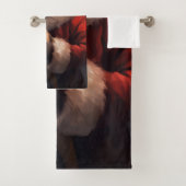 Bullmastiff avec Noël Festif du Père Noël (En situation)