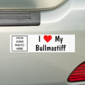 Bullmastiff Bumpersticker (Op auto)
