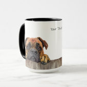 Bullmastiff Chien Mug (Devant gauche)