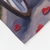 Bullmastiff Dog Valentine's Day  Fleece Deken (Hoek)