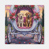 Bullmastiff Dog Valentine's Day  Magneet (Voorkant)