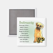 Bullmastiff Gifts Magneet (Voorkant / Achterkant)
