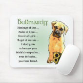Bullmastiff Gifts Muismat (Met muis)