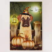 Bullmastiff Halloween Jigsaw Puzzle (Vertical)