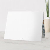 Bullmastiff Hond in Sneeuw Kerstmis Kaart (Achterkant)