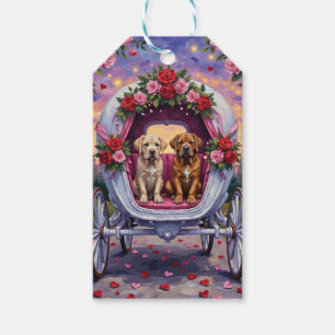 Bullmastiff hond Valentijnsdag  Cadeaulabel
