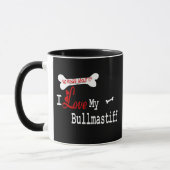 Bullmastiff (I Love) Mug (Gauche)