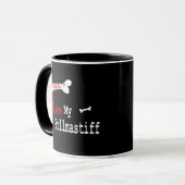 Bullmastiff (I Love) Mug (Devant gauche)