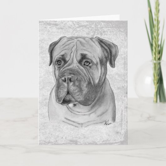 Bullmastiff Kaart (Voorkant)