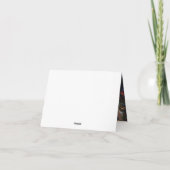 Bullmastiff Kerstfeest Seizoen Kaart (Achterkant)