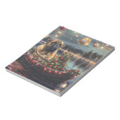 Bullmastiff kerstvakantie notitieblok (Gedraaid)