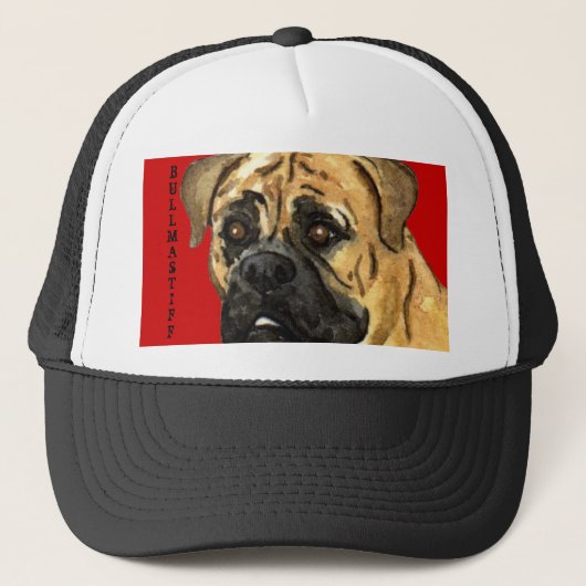 Bullmastiff-kleurenblok Trucker Pet (Voorkant)