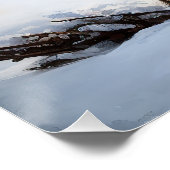 Bullmastiff laat het sneeuwen Kerstmis Perfect Poster (Hoek)