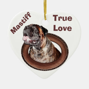 Bullmastiff Ornaments is Great Mastiff Gifts Keramisch Ornament