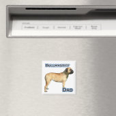 Bullmastiff Papa 4 - Magnet (In Situ (Lave-vaisselle))