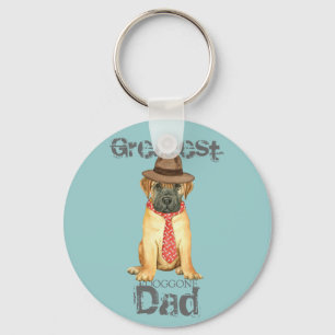 Bullmastiff papa sleutelhanger