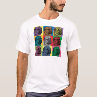 Bullmastiff Pop-Art T-shirt