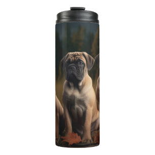 Bullmastiff Puppy Autumn Delight Pompoen Thermosbeker