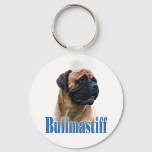 Bullmastiff (rode) naam sleutelhanger
