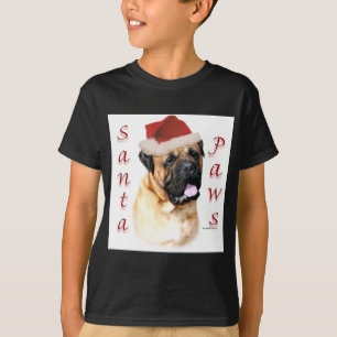 Bullmastiff Santa Paws T-shirt