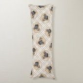 Bullmastiff Schilderij Fawn Red Sable Schattigee D Lichaamskussen (Voorkant Verticaal)