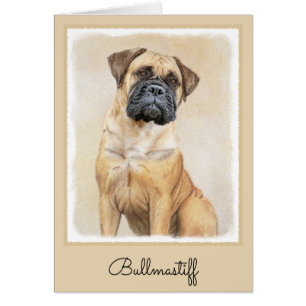 Bullmastiff-schildering - Kute Original Dog Art