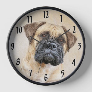 Bullmastiff-schildering - Kute Original Dog Art