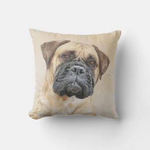 Bullmastiff-schildering - Kute Original Dog Art Buitenkussen