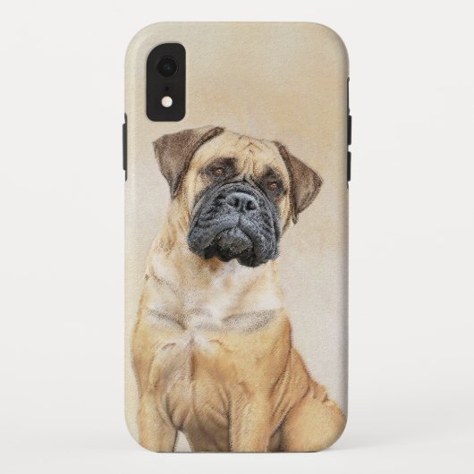 Bullmastiff-schildering - Kute Original Dog Art Case-Mate iPhone Case (Achterkant)