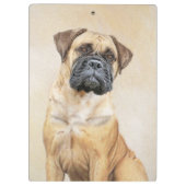 Bullmastiff-schildering - Kute Original Dog Art Klembord (Achterkant)