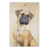 Bullmastiff-schildering - Kute Original Dog Art Mini Klembord (Achterkant)