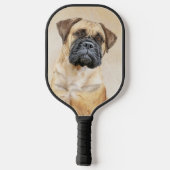 Bullmastiff-schildering - Kute Original Dog Art Pi Pickleball Paddle (Achterkant)