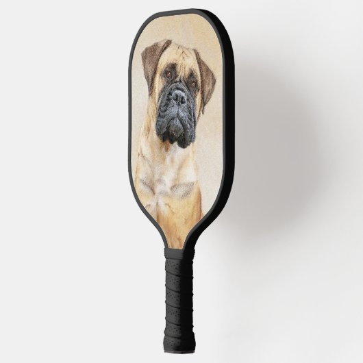 Bullmastiff-schildering - Kute Original Dog Art Pi Pickleball Paddle (Links)