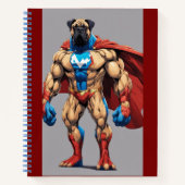 Bullmastiff superheld notitieboek (Voorkant)