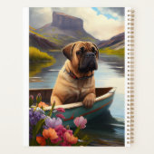 Bullmastiff sur une pagaie : une aventure Pittores (Dos)