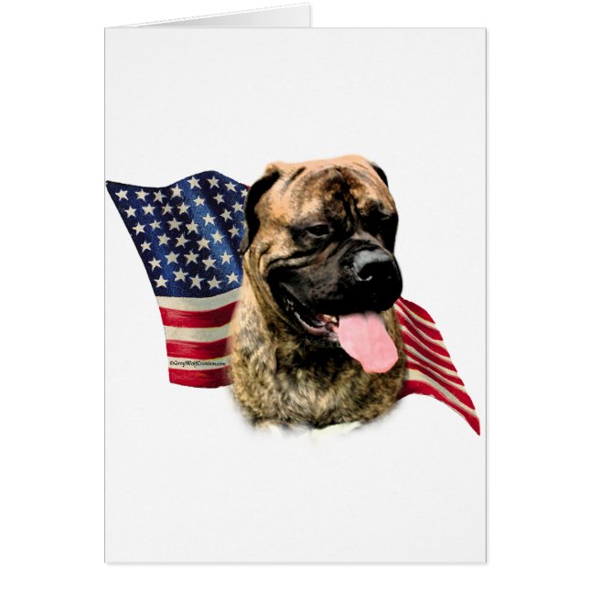 Bullmastiff vlag (Voorkant)