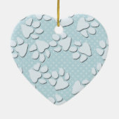 Bullmastiff's Rock! - Brindle Face Keramisch Ornament (Achterkant)