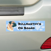 Bullmastiff's Rock! Bumpersticker (Op auto)