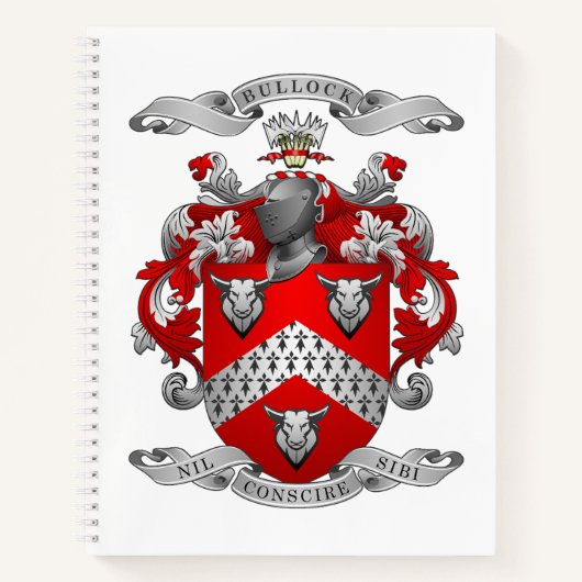 Bullock Crest Spiraal Notitieboek (Voorkant)