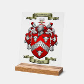 Bullock wapenschild acryl bord (Hoek)