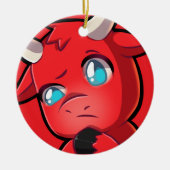 Bullpew-Sus Keramisch Ornament (Voorkant)